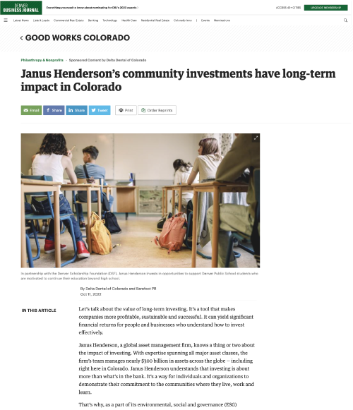 Clipping of DBJ Goodworks piece