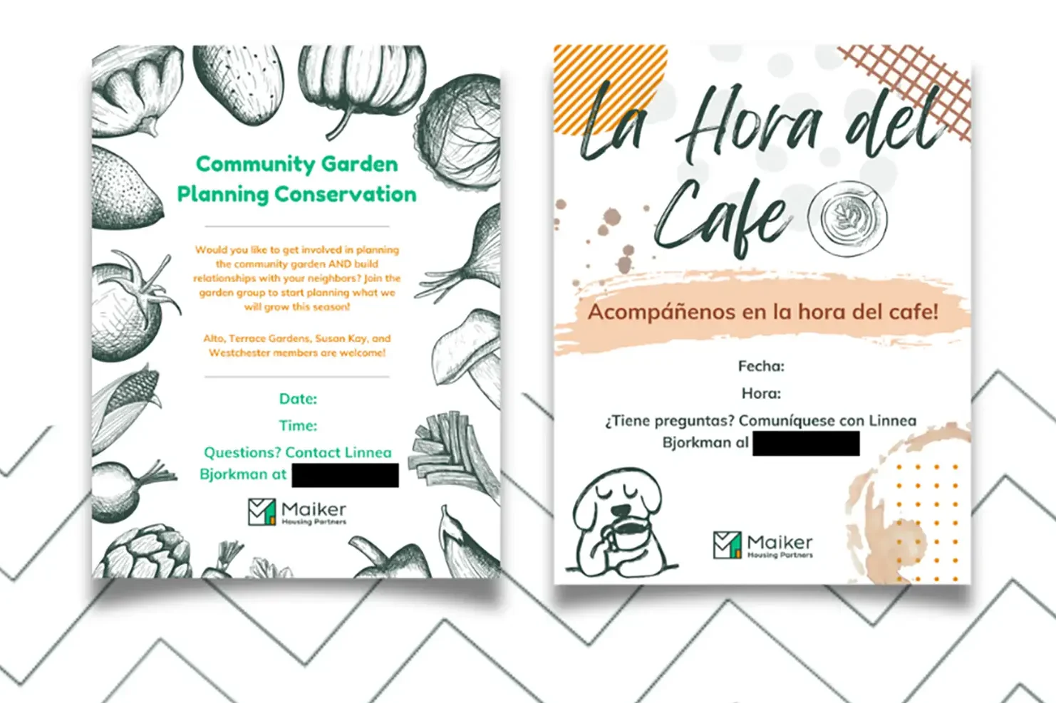 A side by side mockup of the accessible PDFs in English and Spanish